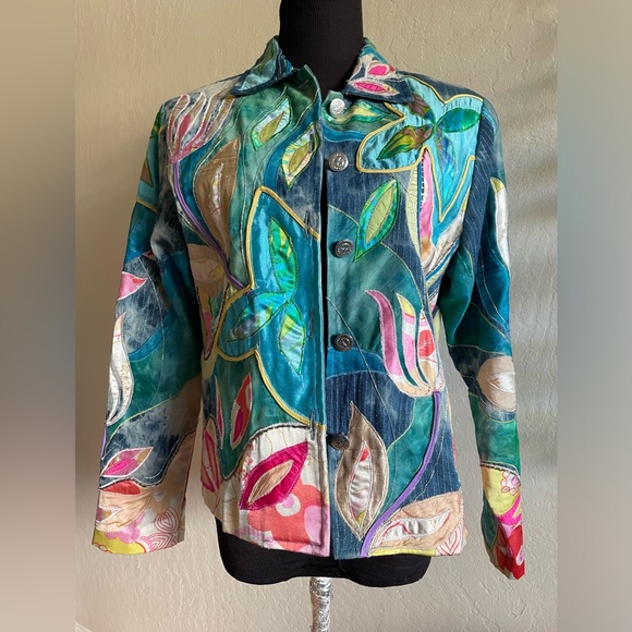 Sandy Starkman wearable art jacket - Picture 3 of 13